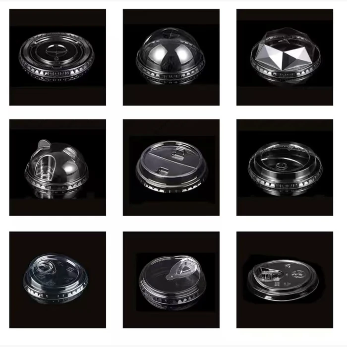 Nine clear lid profiles for drink cups